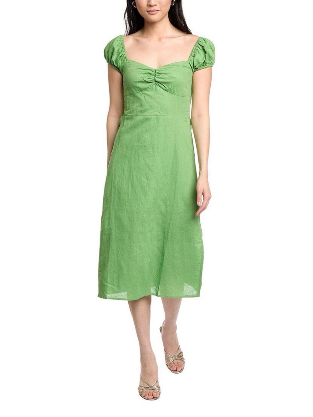 Lost and Wander Linen Elia Midi Dress